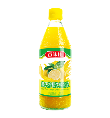 豪天柠檬饮料浓浆 810ml