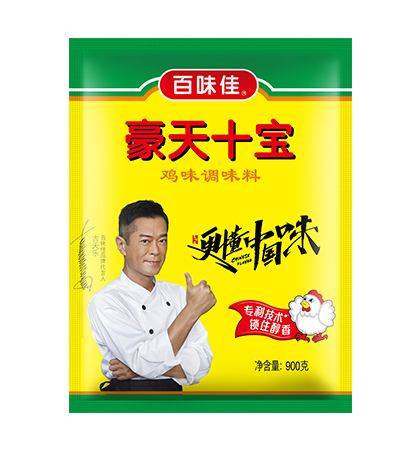 豪天十宝鸡味调味料900g
